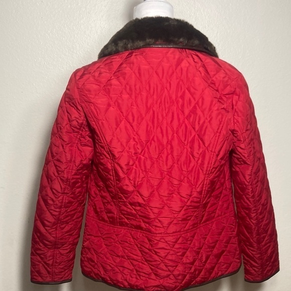 Charter Club Red Puffer Jacket Women's Size Medium - Picture 4 of 5
